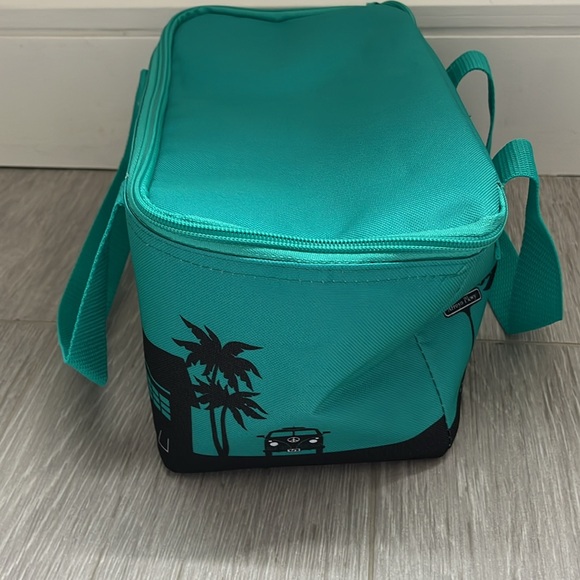 Trader Joe’s MINI insulated bag. TEAL. TURQUOISE. NWT. 2024 new release. - Picture 5 of 6